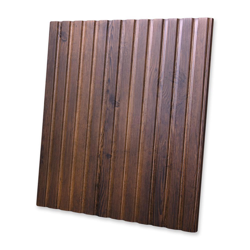 Изображение товара 3D гипсовая панель Artpole Vector с матовым покрытием 600x600мм 036м² цвет Дуб мелвилл