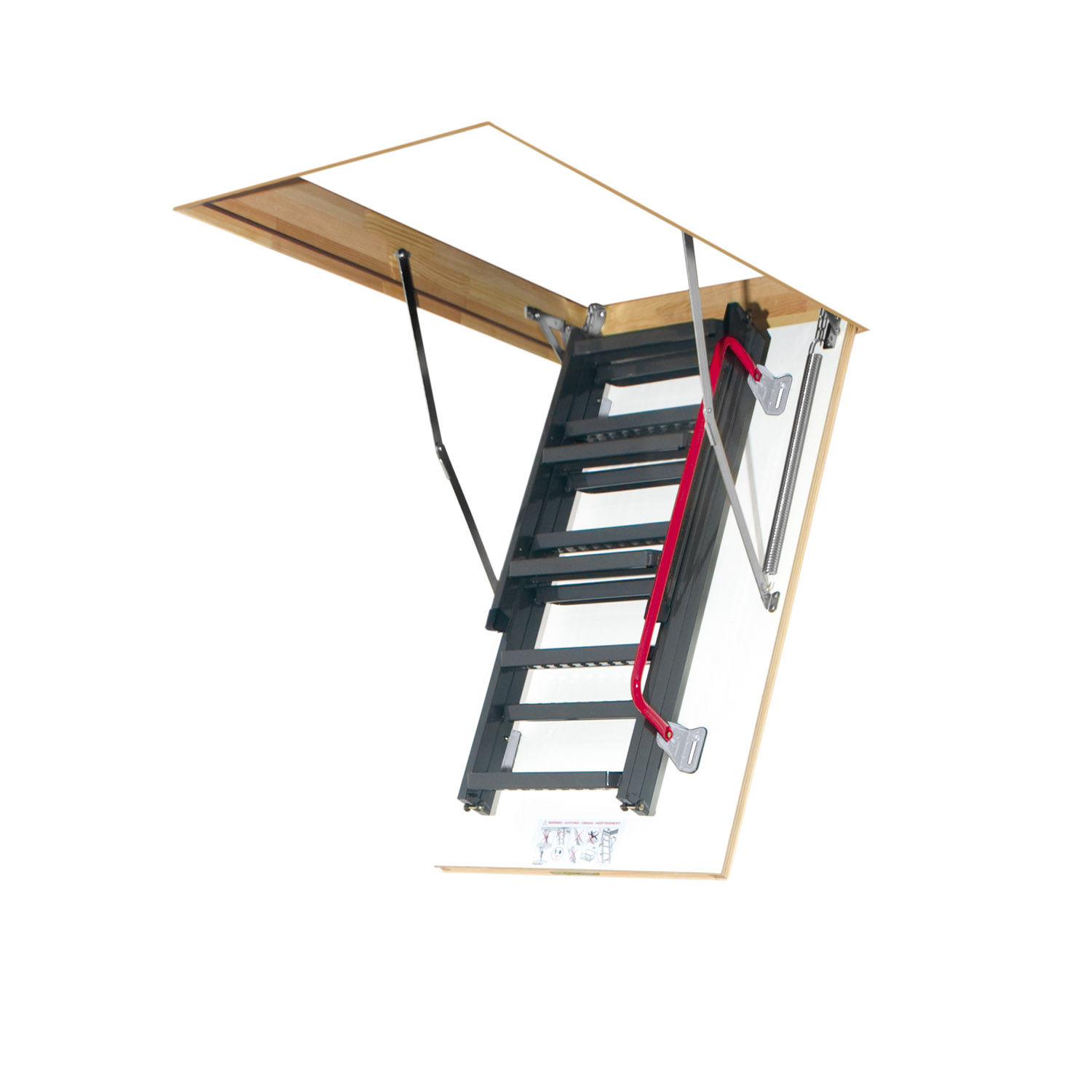 Изображение товара Чердачная лестница металлическая Fakro LMK складная 60x130x305см с секциями