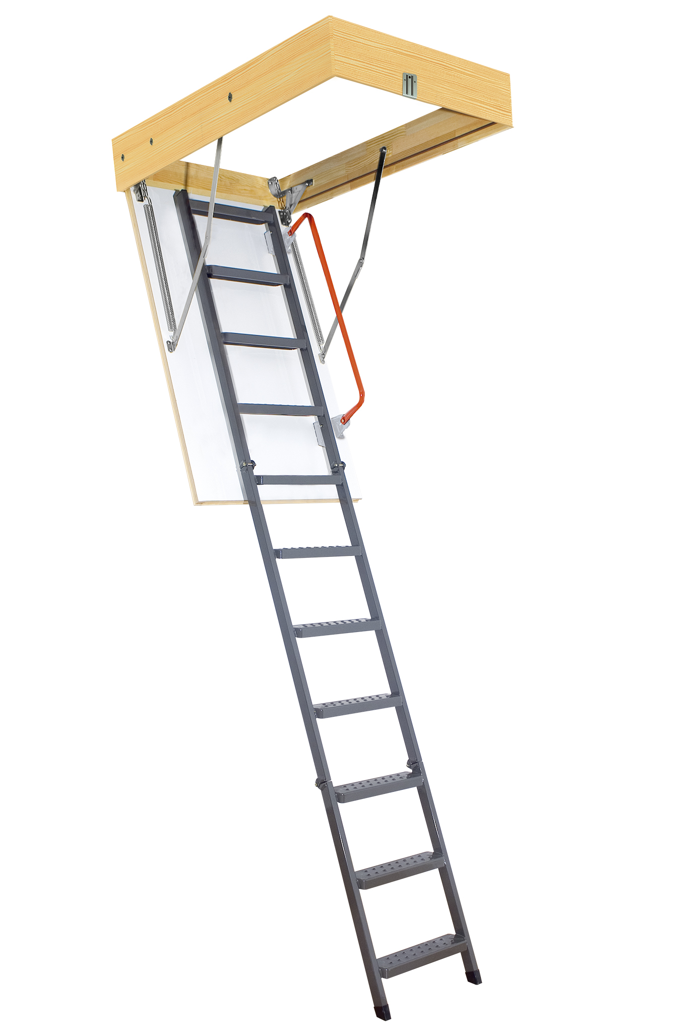 Изображение товара Чердачная лестница металлическая Fakro LMK складная 70x130x305см с секциями