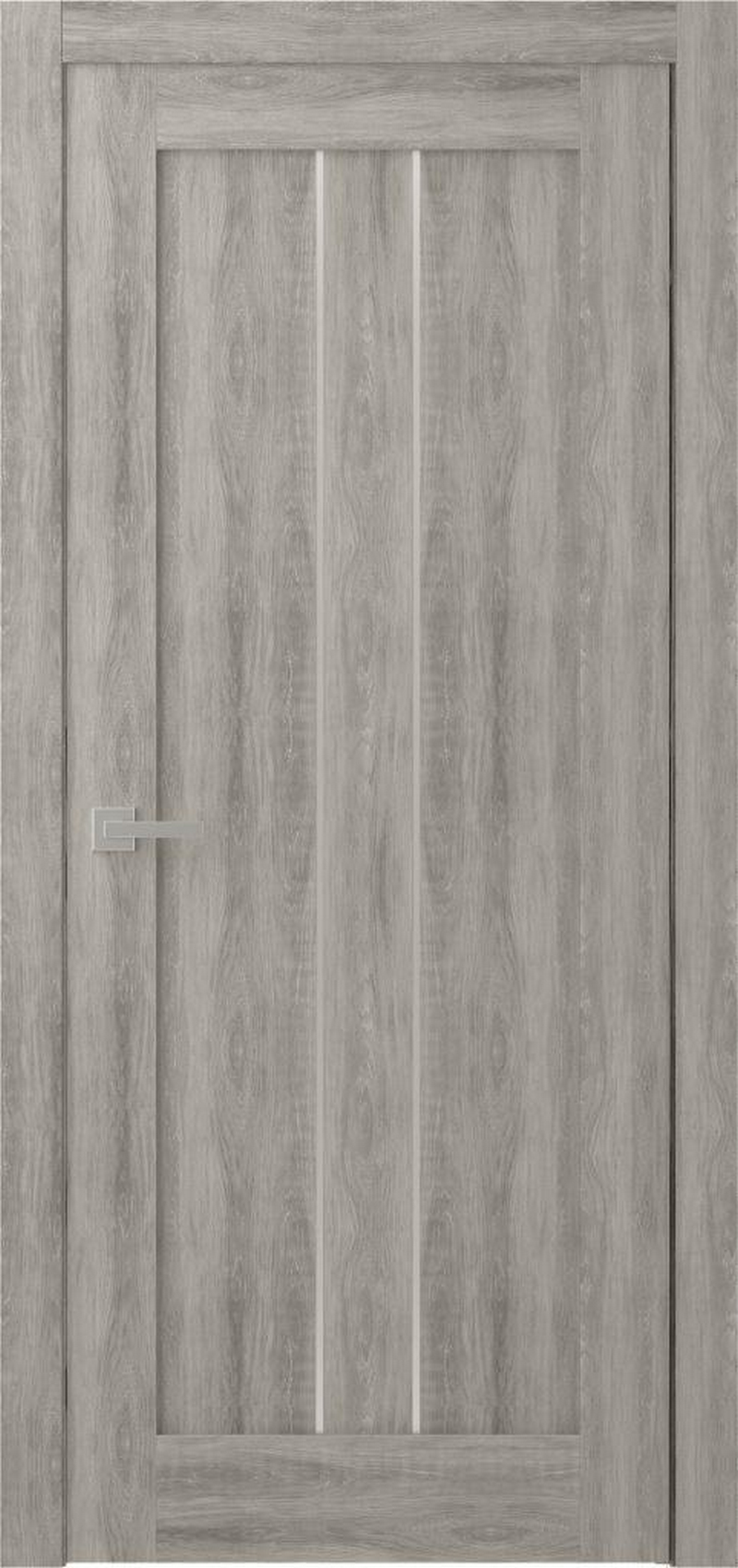 Изображение товара Дверь межкомнатная Belwooddoors Челси 200x60см финиш бумага глухая цвет дуб пепельный без замка и петель