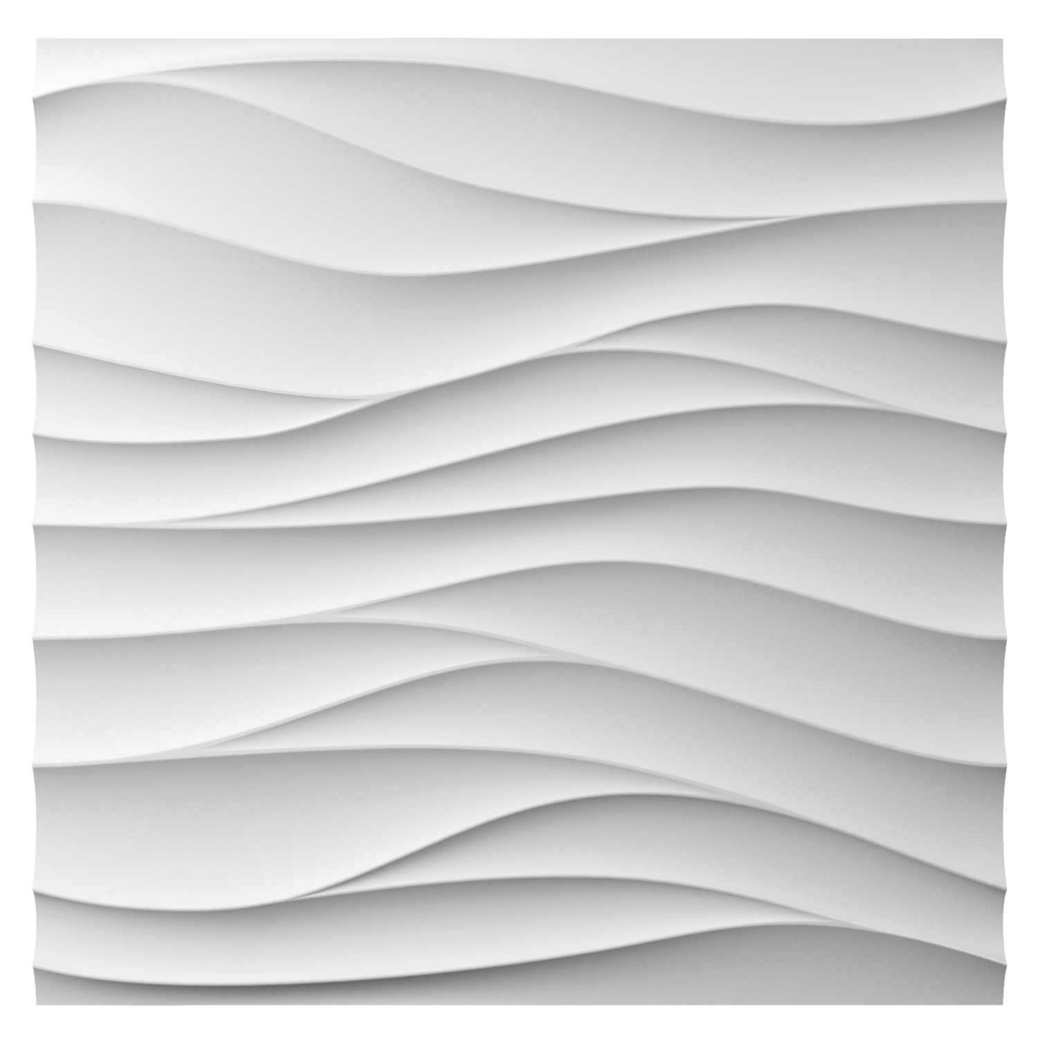 Изображение товара Стеновая панель 3D Bello deco XPS белый 500x500мм 0.25м²