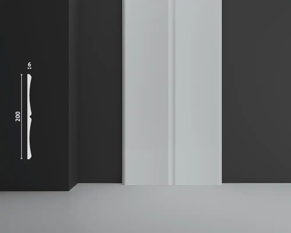 Изображение товара Панель 3D Decostar durostyle Sk-p-100 белый 2000x200мм 0.4м²