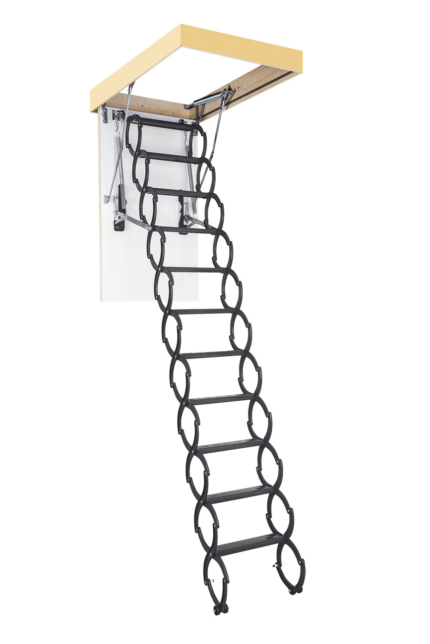 Изображение товара Лестница чердачная Fakro ножничная термоизоляционная LST-B 70x100x280см Изображение товара Лестница чердачная Fakro ножничная термоизоляционная LST-B 70x100x280см