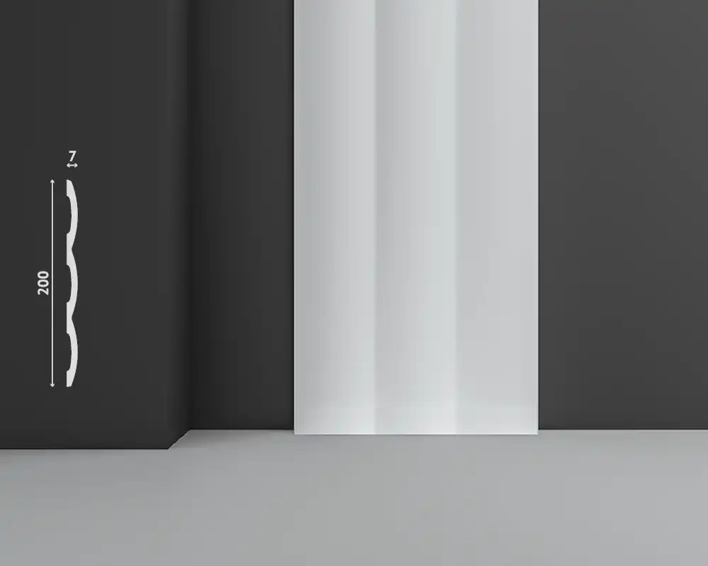 Изображение товара Панель 3D Decostar durostyle Sk-p-101 белый 2000x200мм 0.4м²