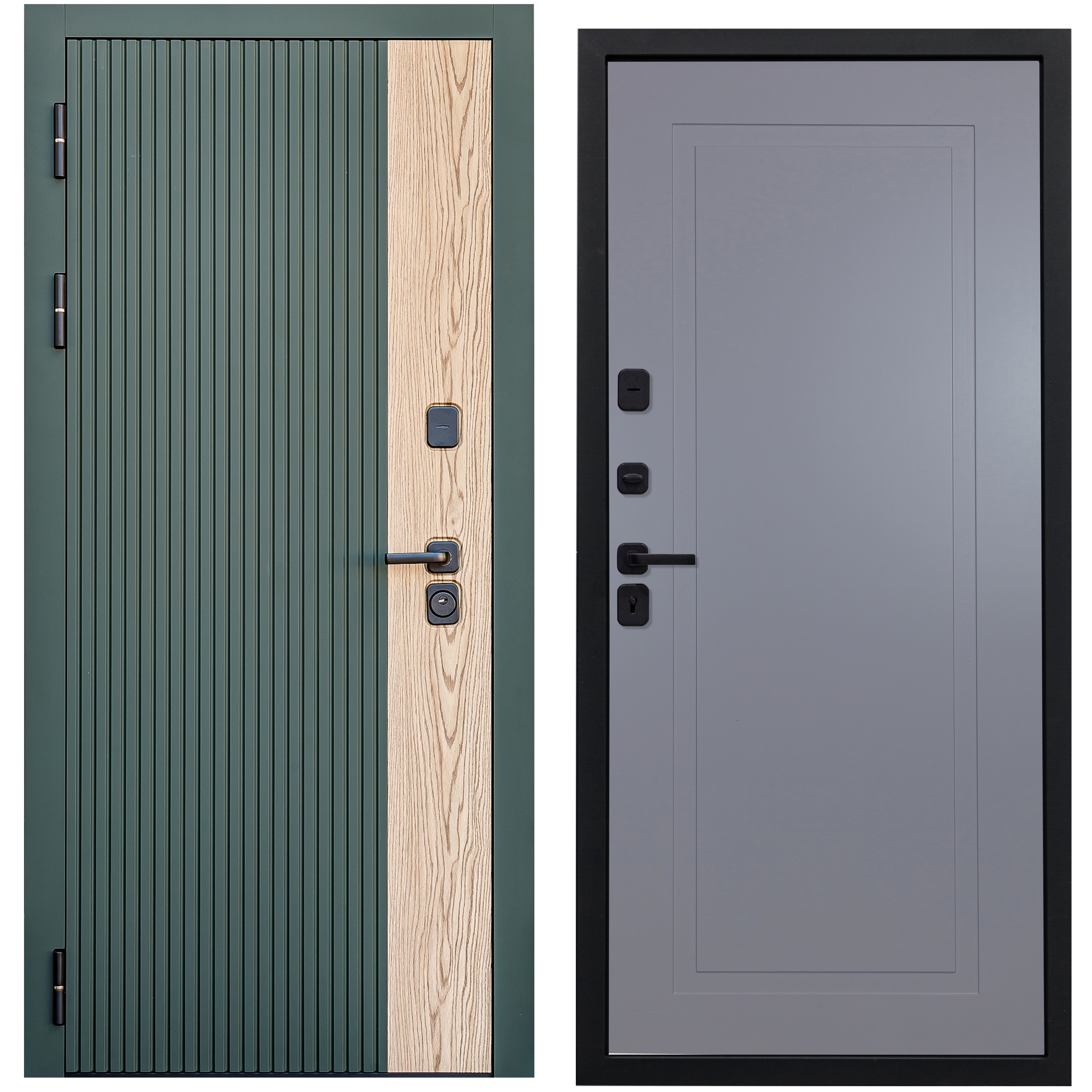 Изображение товара Входная дверь Diva 74 левый 205x86см цвет Н10 силк маус