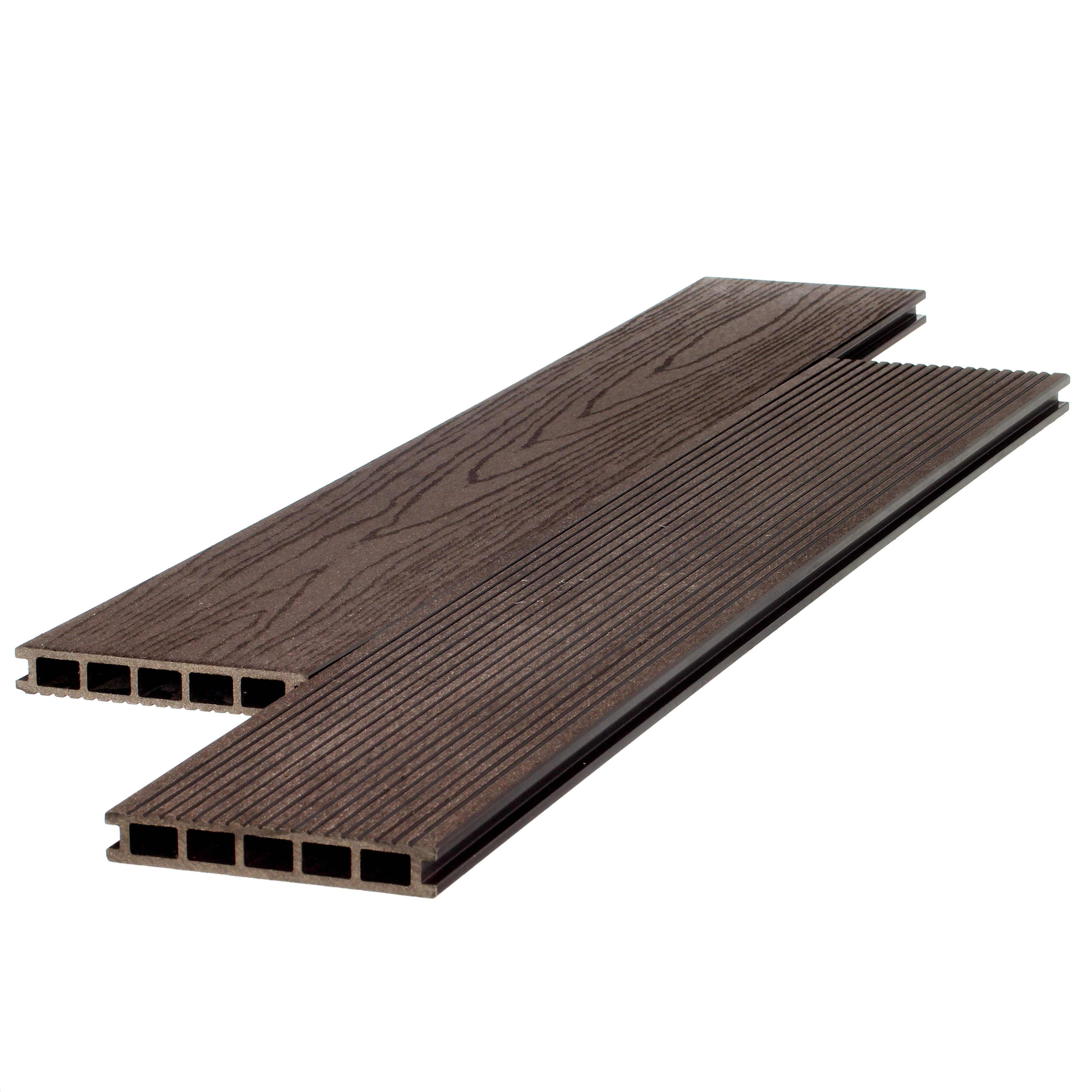 Изображение товара Террасная доска МДПК Diasdeck венге 1500x160x25 мм, двусторонняя