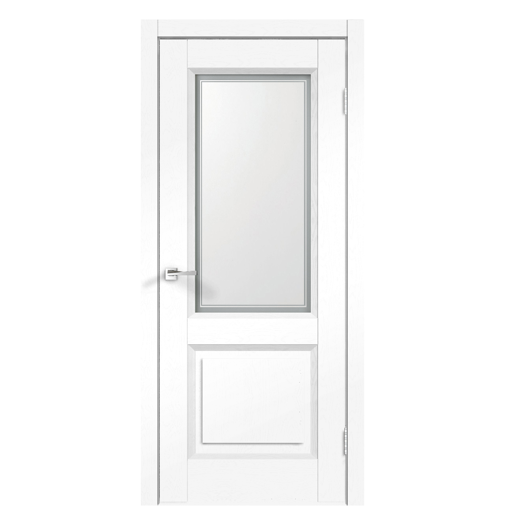 Изображение товара Velldoris Alto 6 — остекленная межкомнатная дверь 60x200 см, ясень белый