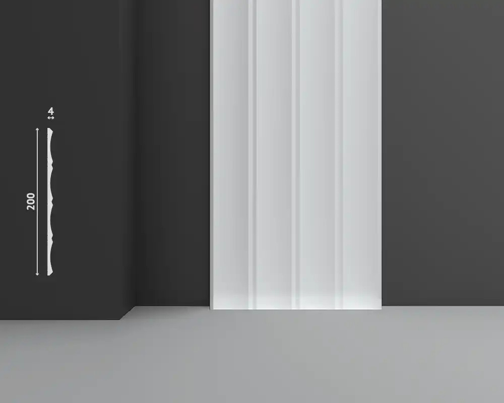 Изображение товара Стеновая панель 3D Decostar DuroStyle SK-P-102-М3 3000x200x6мм 0.40м² белый 1шт