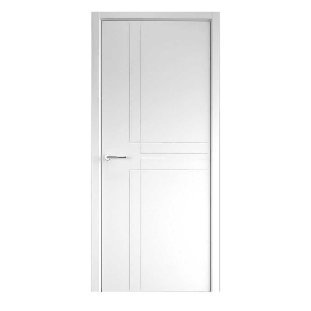 Изображение товара Дверь межкомнатная Dorica Модерн-12 глухая 70x200см эмаль цвет белый с магнитной защелкой и без петель