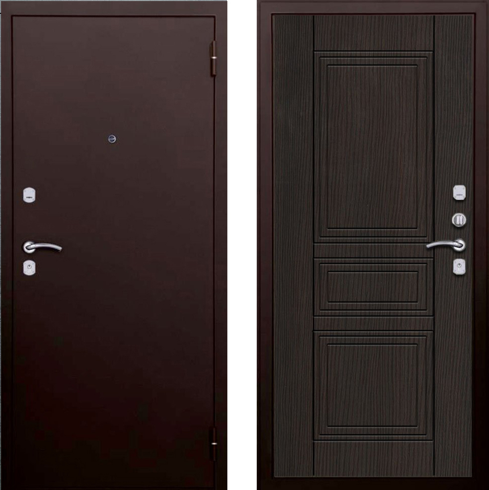 Изображение товара Входная дверь Цсд А-2 правый 200x78см цвет антик медь/венге