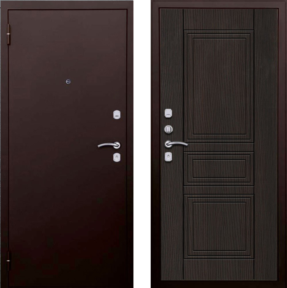 Изображение товара Входная дверь Цсд А-2 левый 205x96см цвет антик медь/венге