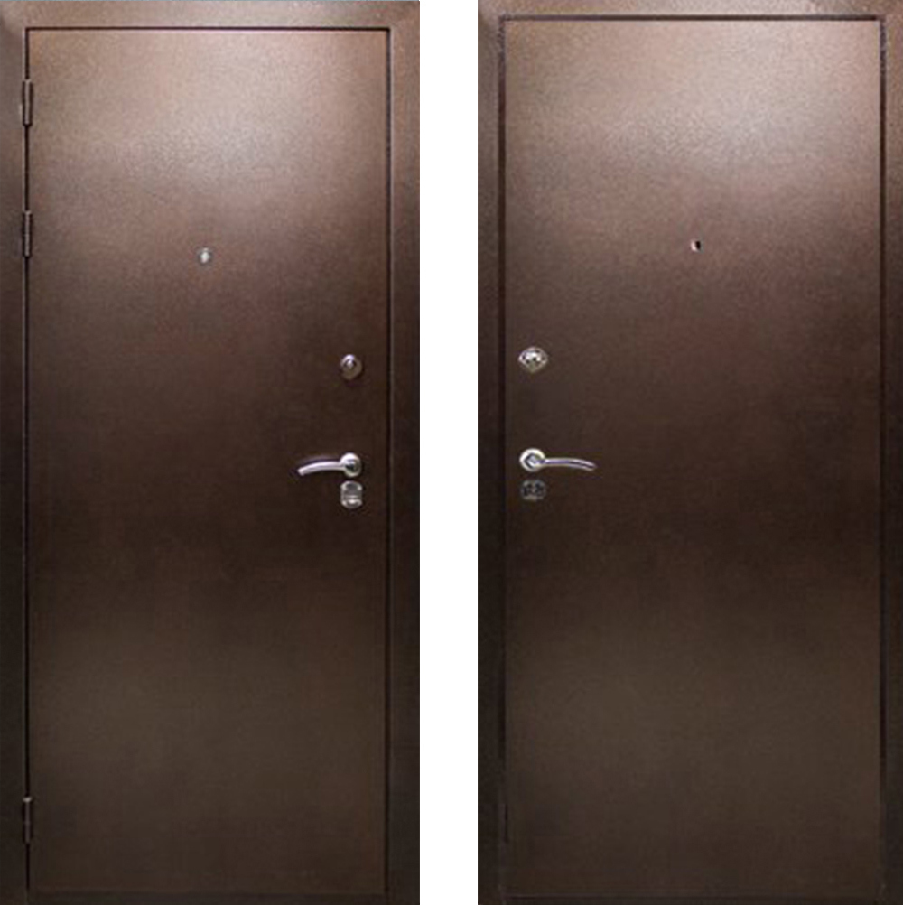 Изображение товара Входная дверь ЦСД Металл левый 205x86см цвет антик медь/антик медь