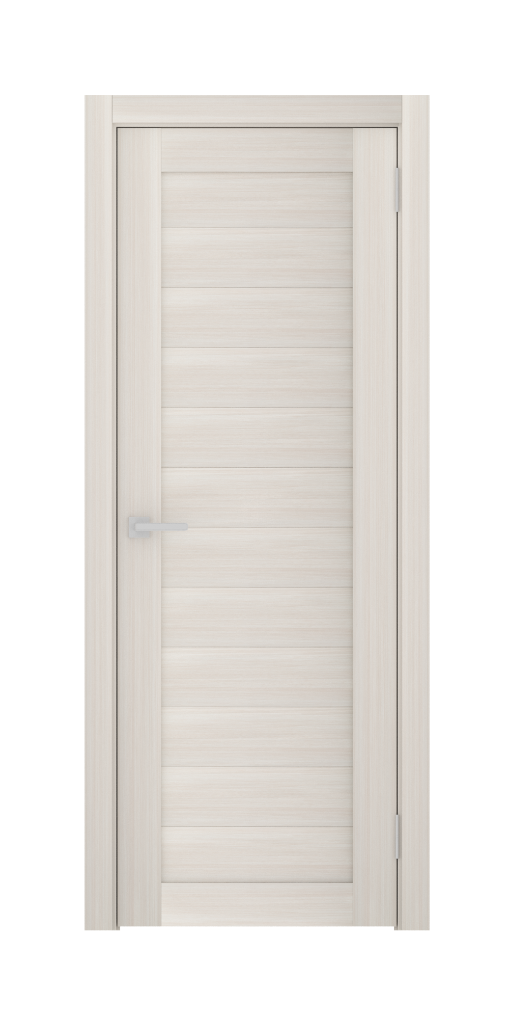 Изображение товара Дверь межкомнатная Лесма стиль Рондо глухая 200x80см пленка ПВХ пленка цвет белый ясень без замка и петель