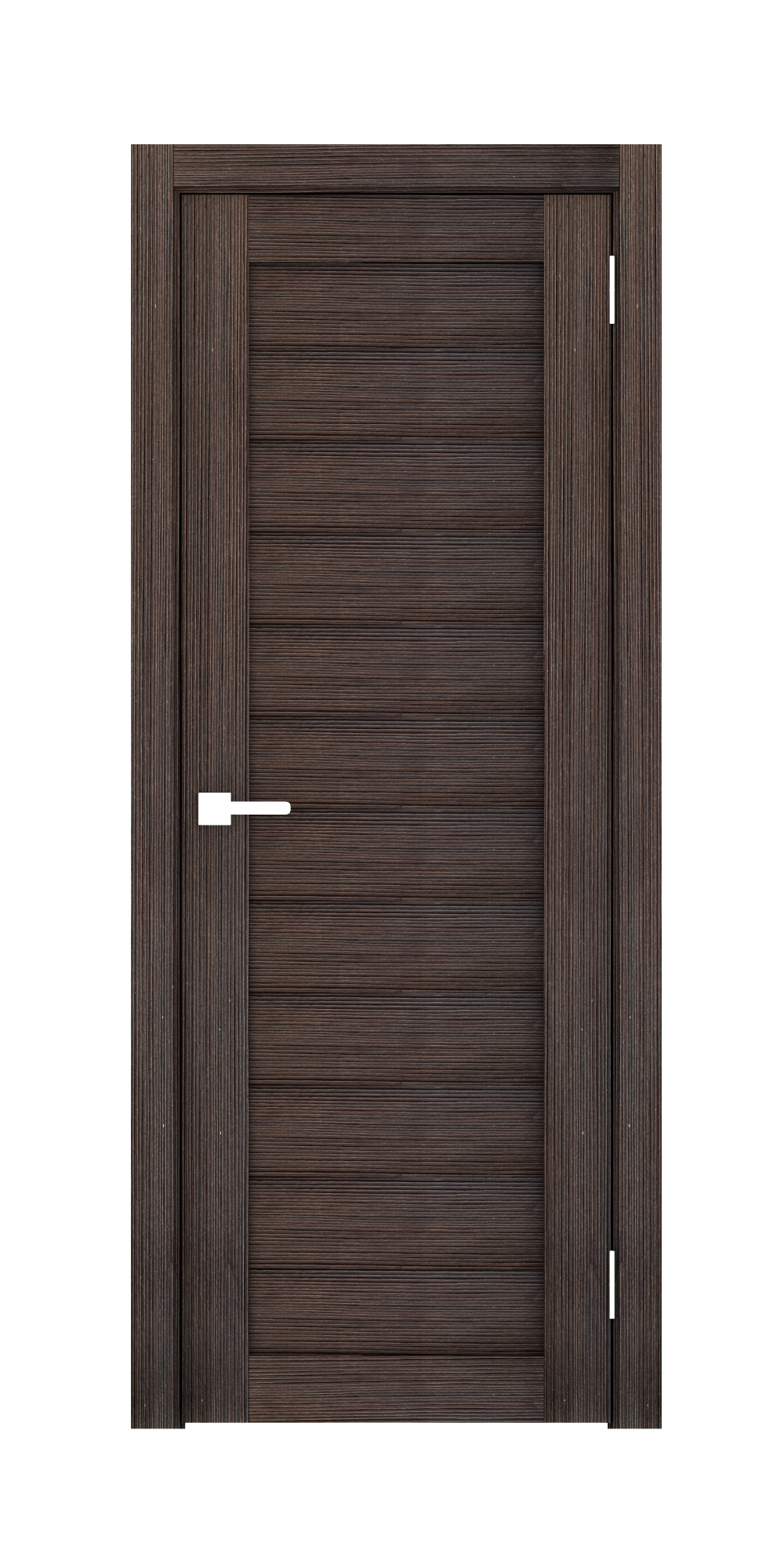 Изображение товара Дверь межкомнатная Лесма стиль Рондо глухая 200x70см пленка ПВХ пленка цвет эковенге без замка и петель