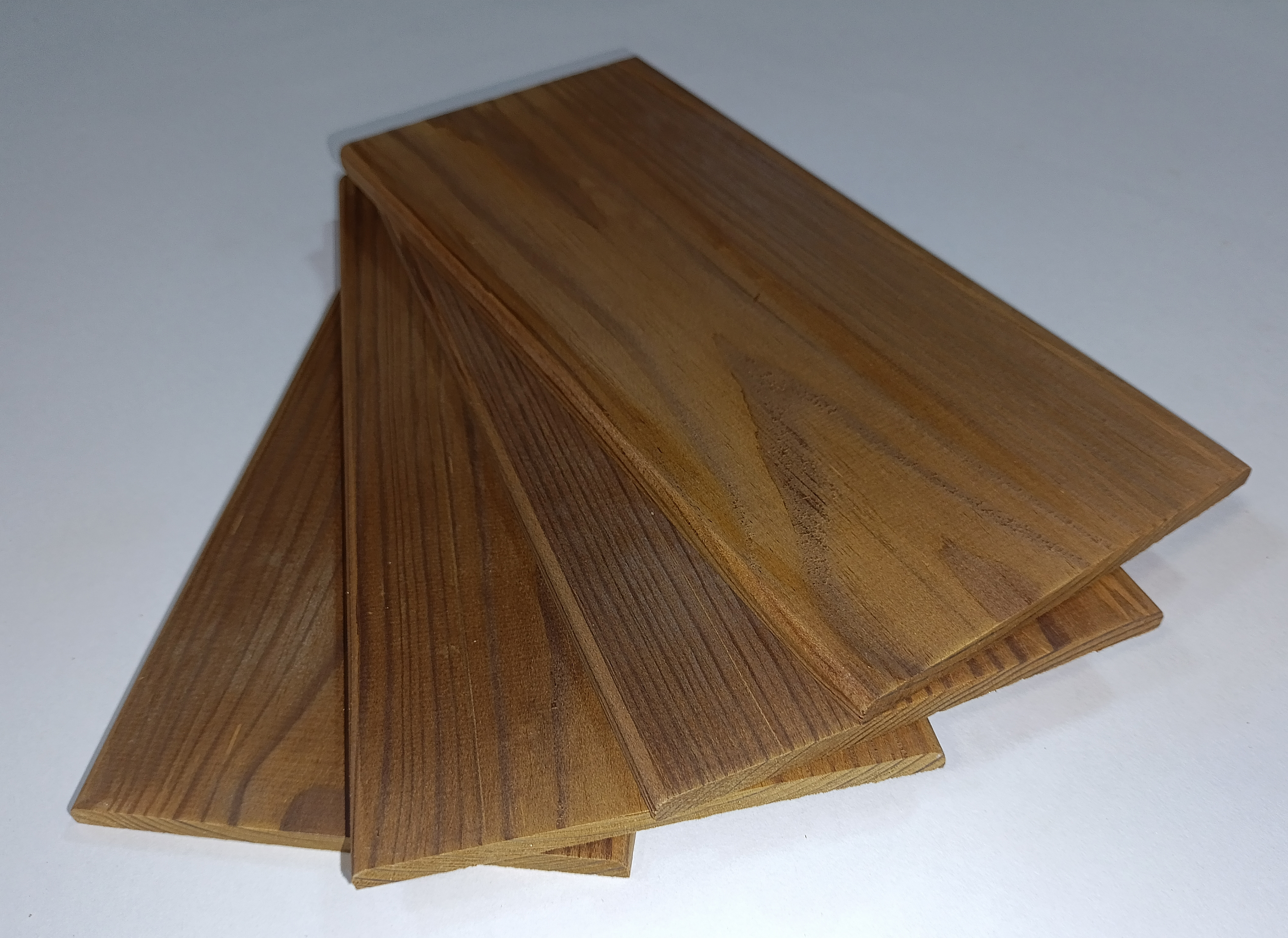 Изображение товара Панель-мозаика Сосна Термо Коричневая 242x109x7мм