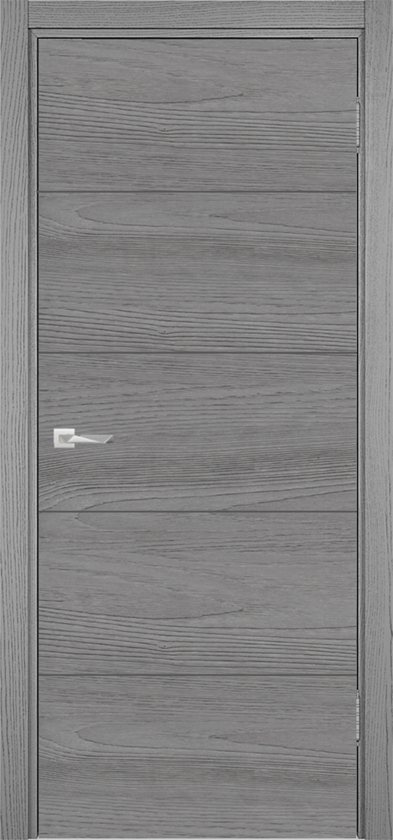 Изображение товара Дверь межкомнатная Verda Горизонт глухая 200x70см финиш бумага цвет ясень серый без замка и петель