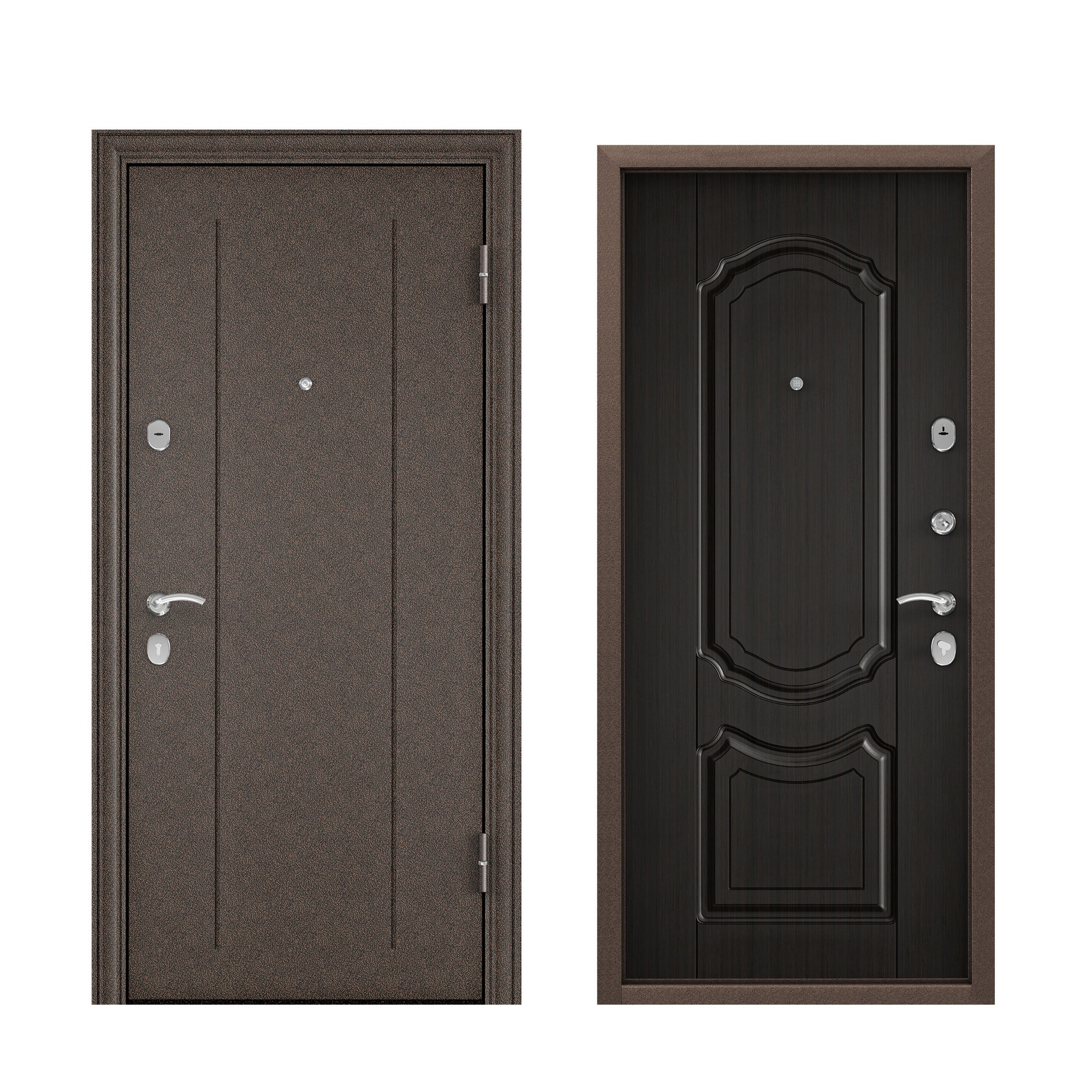 Изображение товара Входная дверь Torex Delta-М 10 2000003174010 205x86см Правый Порошковое покрытие Сталь