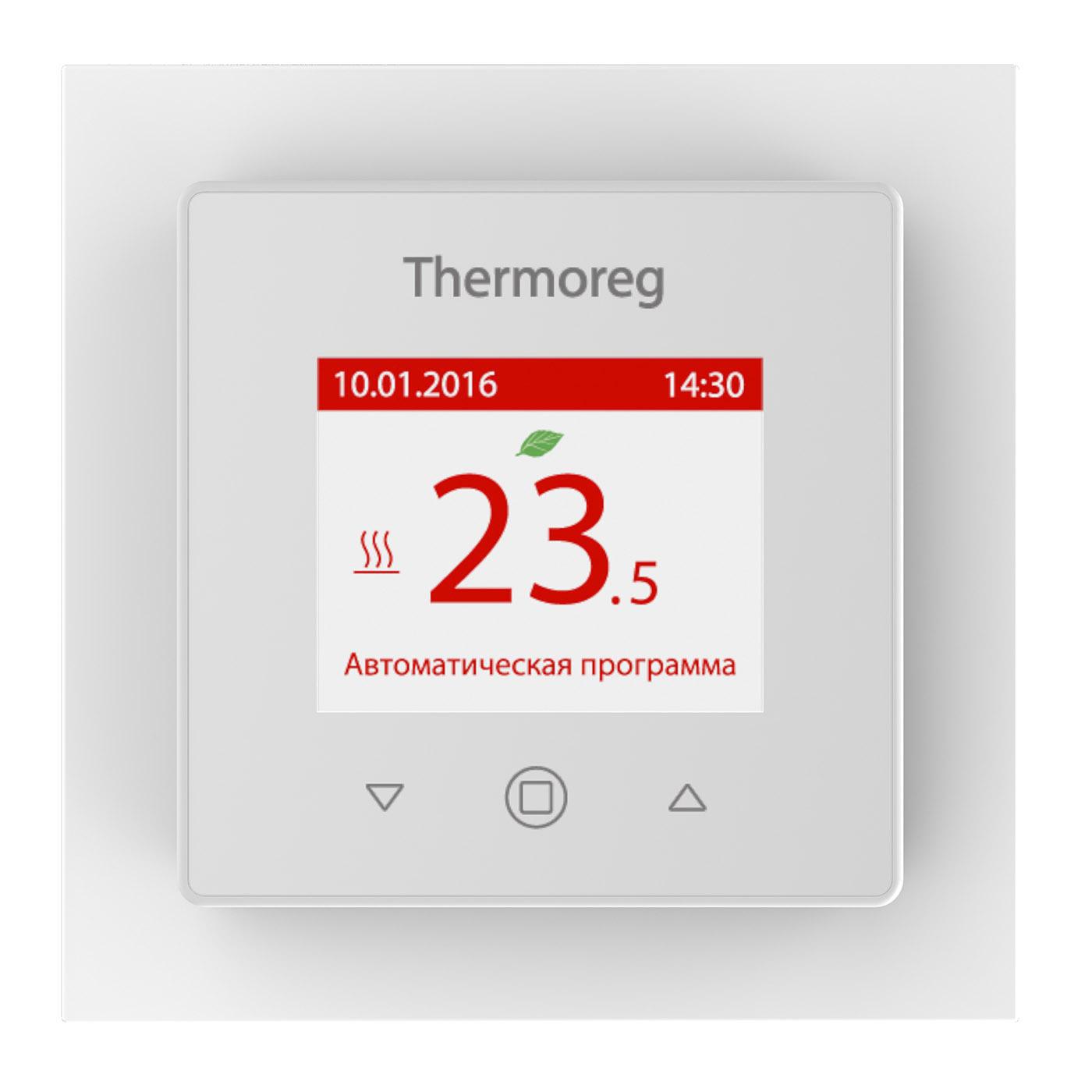 Изображение товара Терморегулятор для теплого пола Thermoreg TI-970 электронный программируемый цвет белый