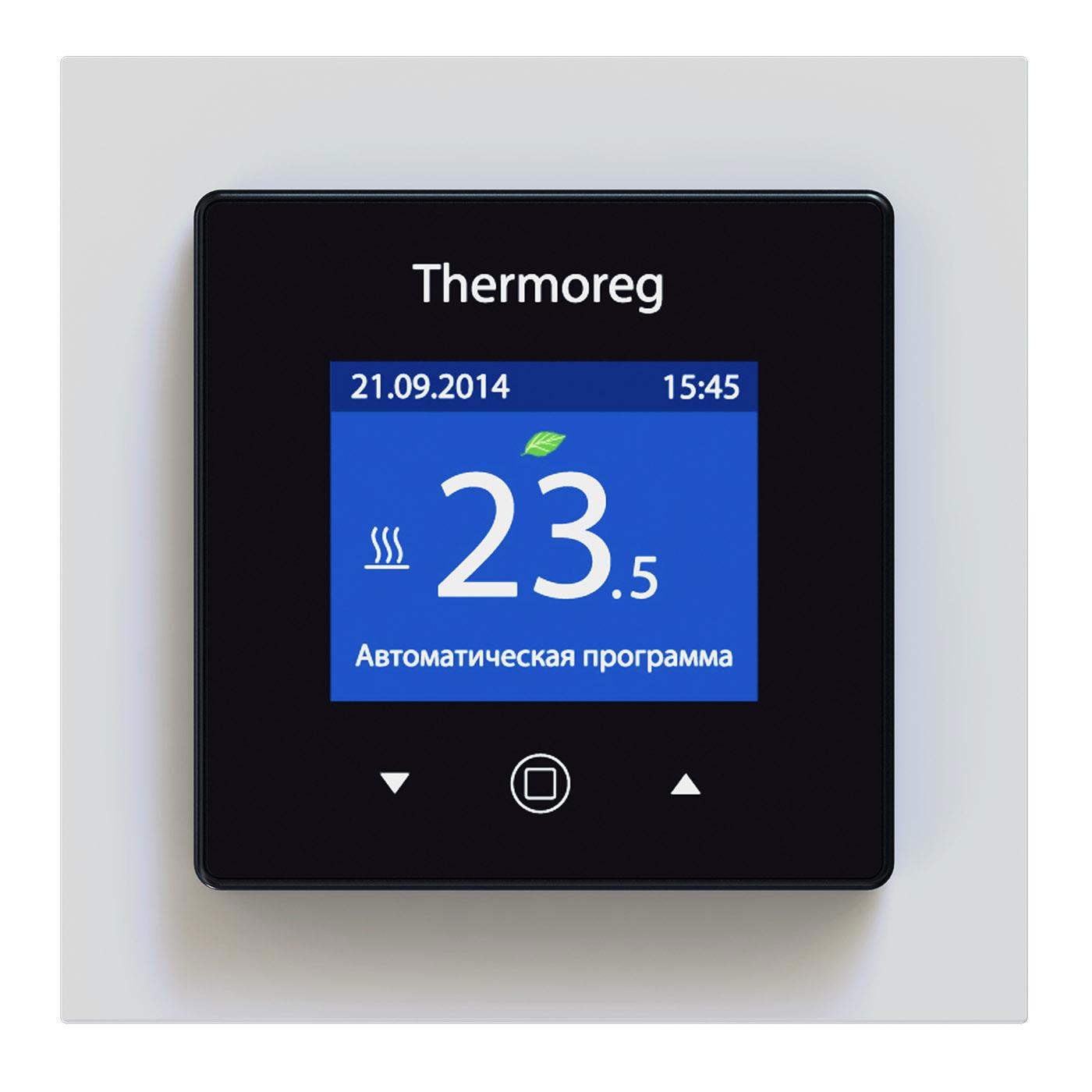 Изображение товара Терморегулятор для теплого пола Thermoreg TI-970 Black с цветным дисплеем