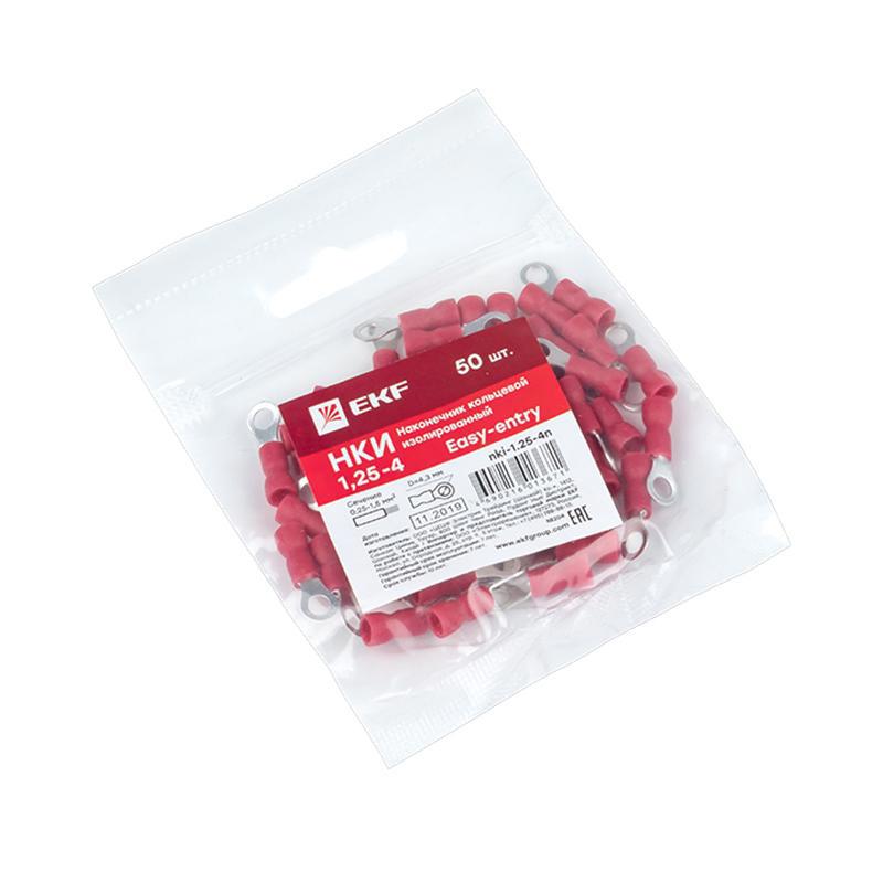 Изображение товара EKF НКИ 1.5 мм² кольцевой красный 50 шт