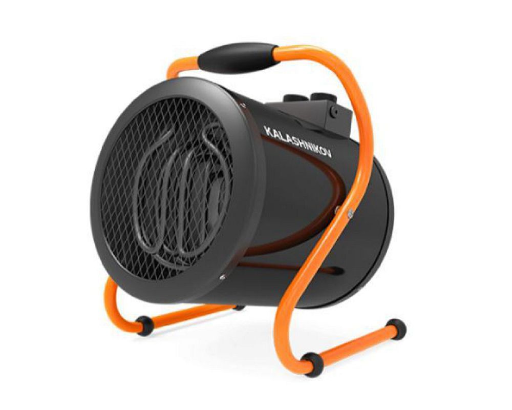 Изображение товара Тепловая пушка Kalashnikov KVF-E6-31 6000 Вт для обогрева помещений Изображение товара Тепловая пушка Kalashnikov KVF-E6-31 6000 Вт для обогрева помещений