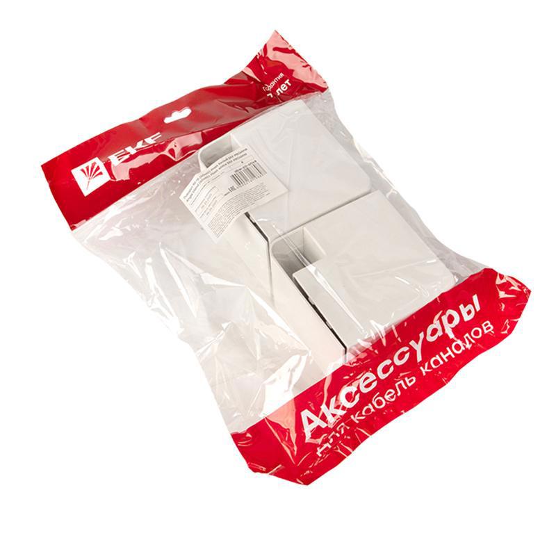 Изображение товара Угол внешний EKF PROxima 60x60 белый 4 шт