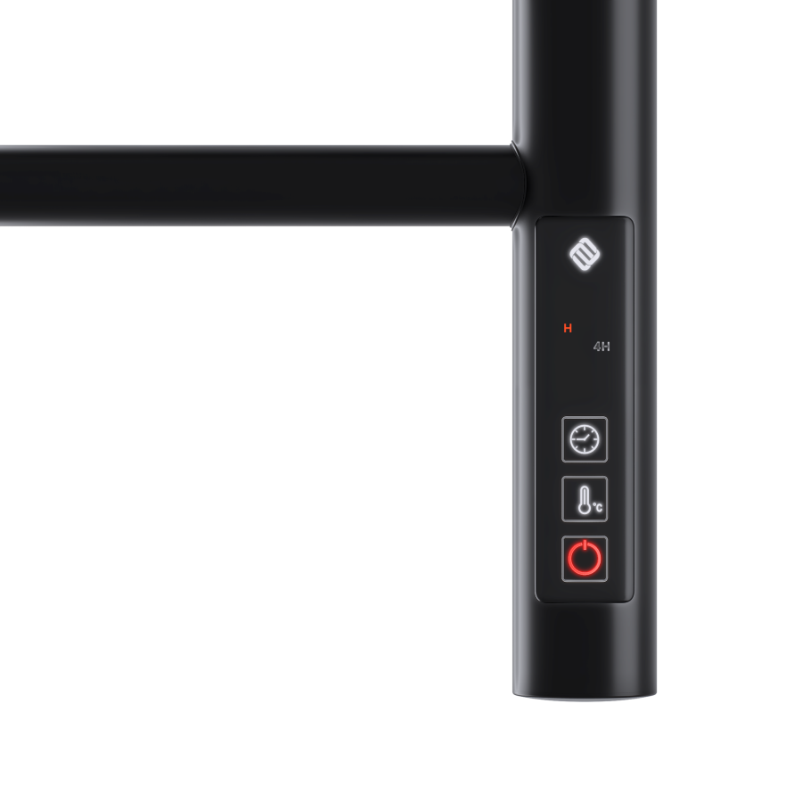 Изображение товара Электрический полотенцесушитель Terminus Электро Классик П8 800x500 мм 168 Вт черный хром