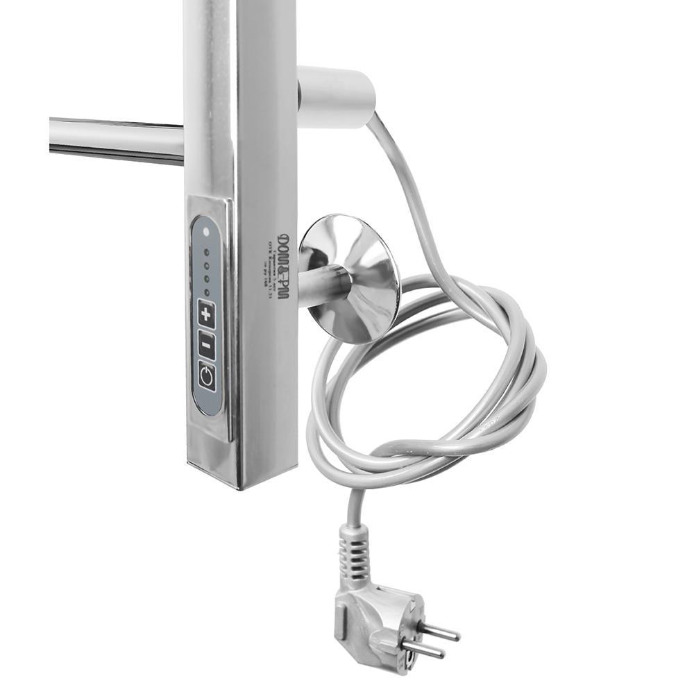 Изображение товара Электрический полотенцесушитель Domoterm Квадро П10 113 Вт хром для ванной комнаты