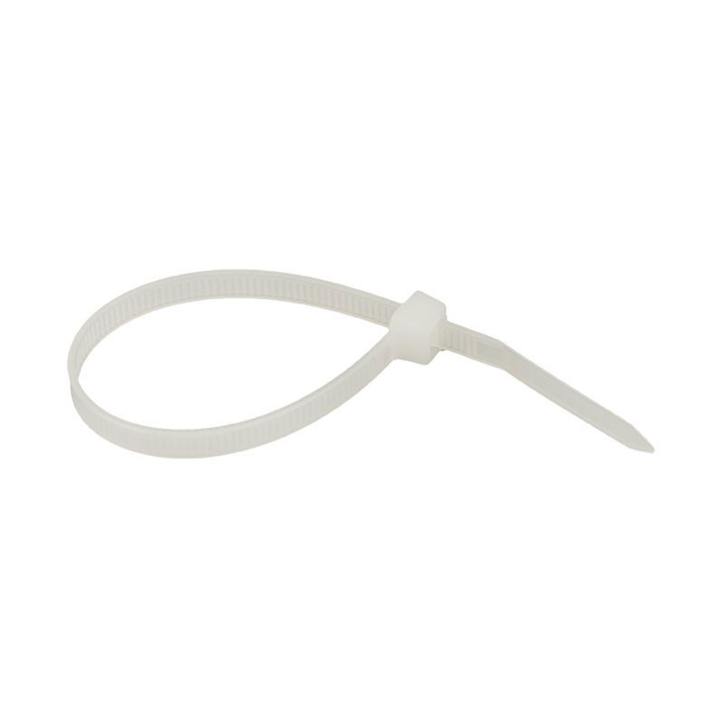 Изображение товара Кабельная стяжка EKF Basic 4.8x150 мм нейлон цвет белый 100 шт.