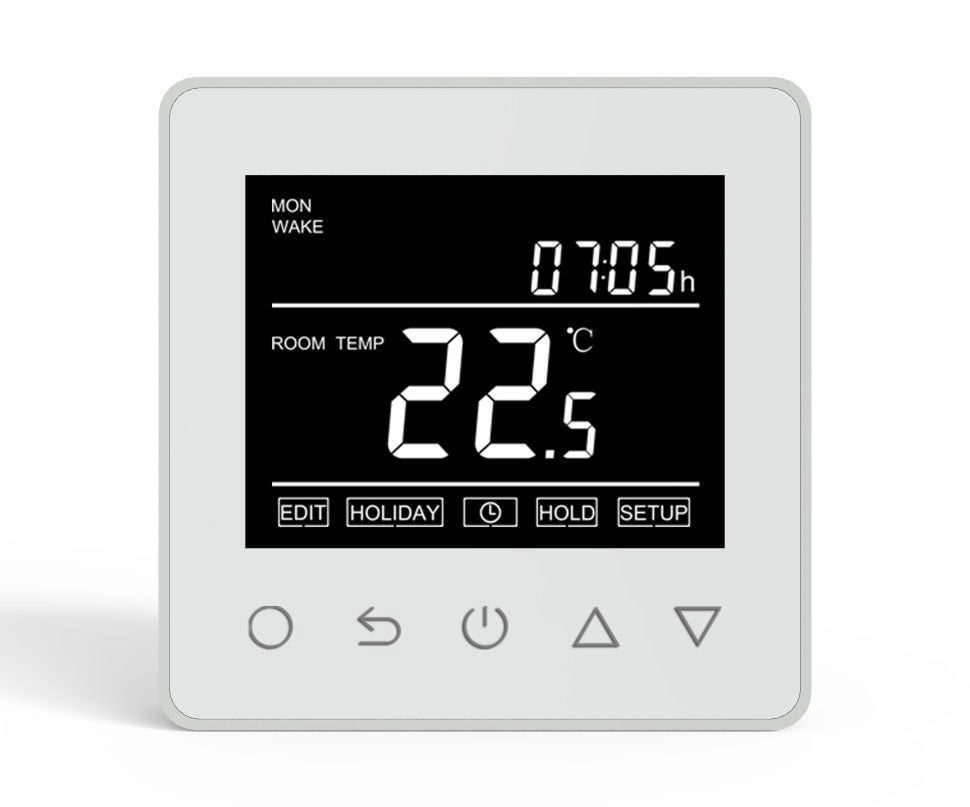 Изображение товара Терморегулятор для теплого пола Thermolife ET61W электронный программируемый цвет белый