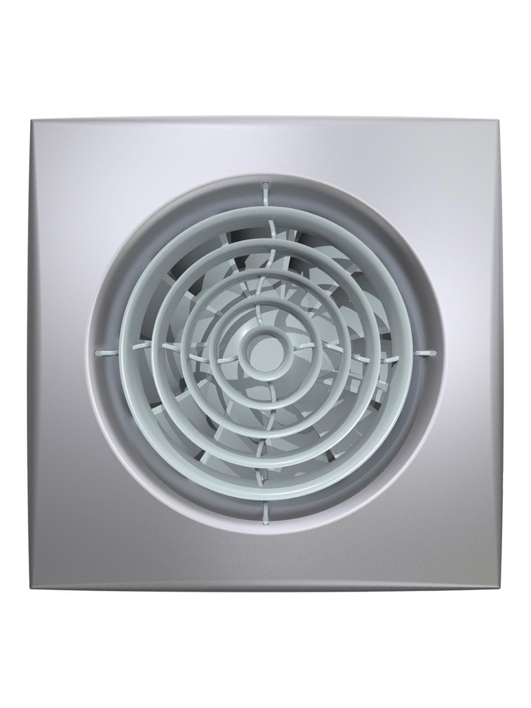 Изображение товара Вентилятор вытяжной Diciti Aura 4C Gray Metal 90 м³/ч, бесшумный