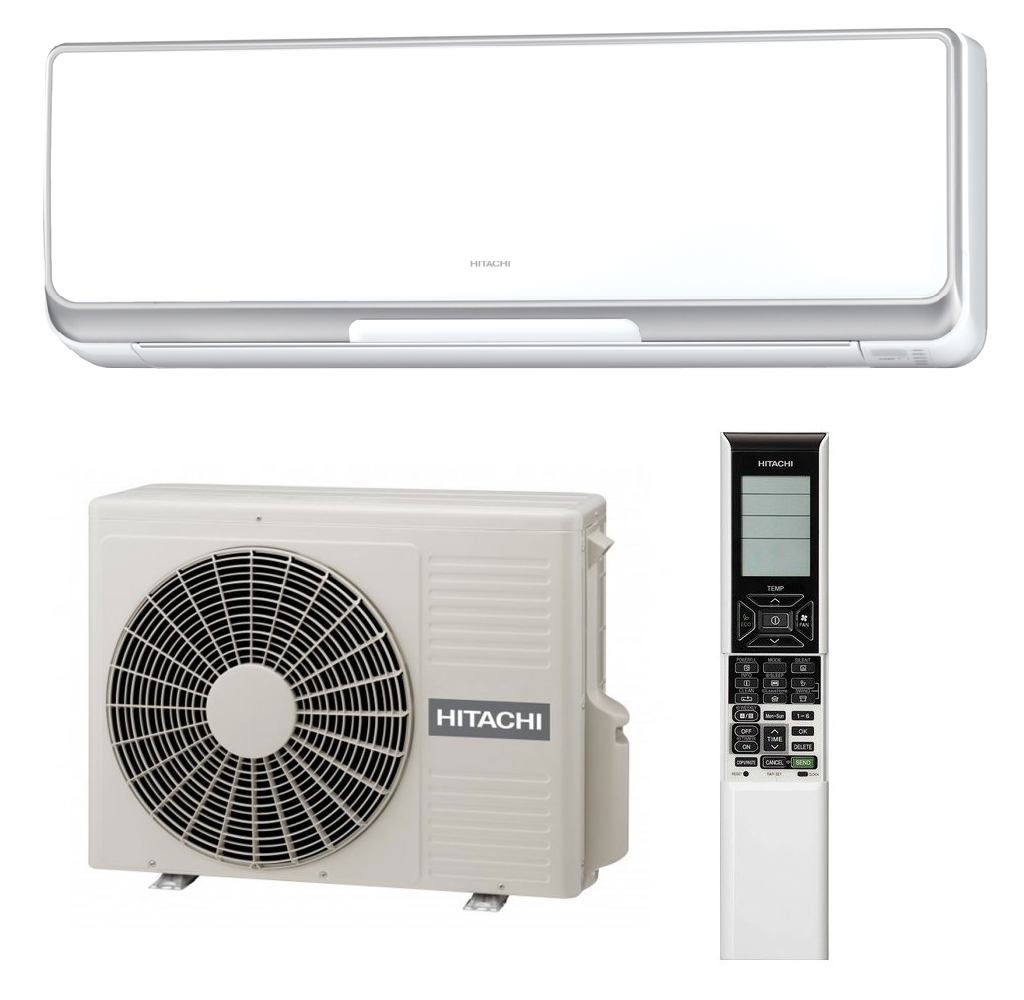 Изображение товара Сплит-система инверторная Hitachi RAK-25PSC/RAC-25WSC 9K BTU охлаждение/обогрев