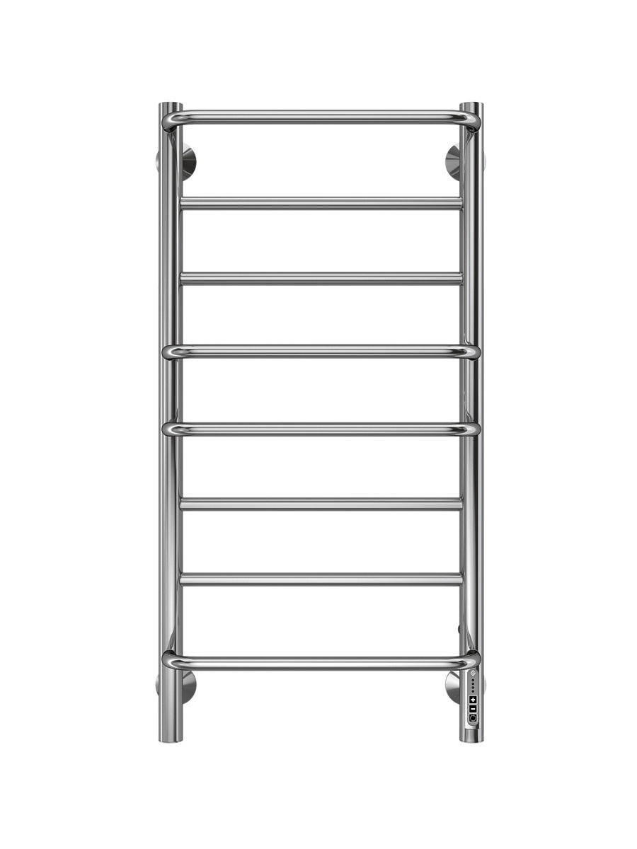 Изображение товара Полотенцесушитель электрический Terminus Евромикс 400x850 мм 115 Вт с терморегулятором лесенка цвет хром