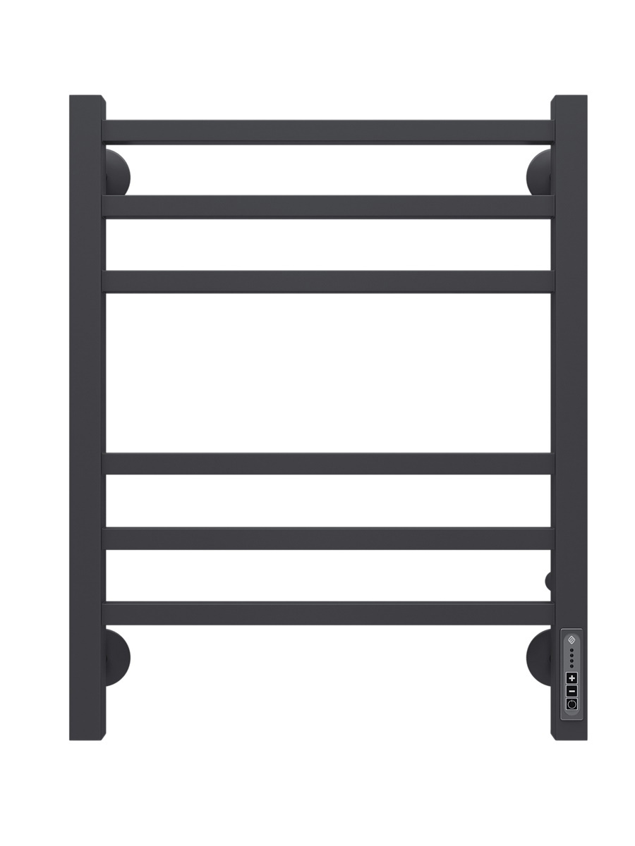 Изображение товара Электрический полотенцесушитель Terminus Ватикан 450x600 мм 90 Вт с терморегулятором Черный
