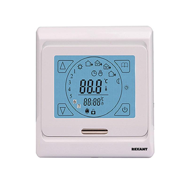 Изображение товара Электронный программируемый терморегулятор REXANT R91XT белый