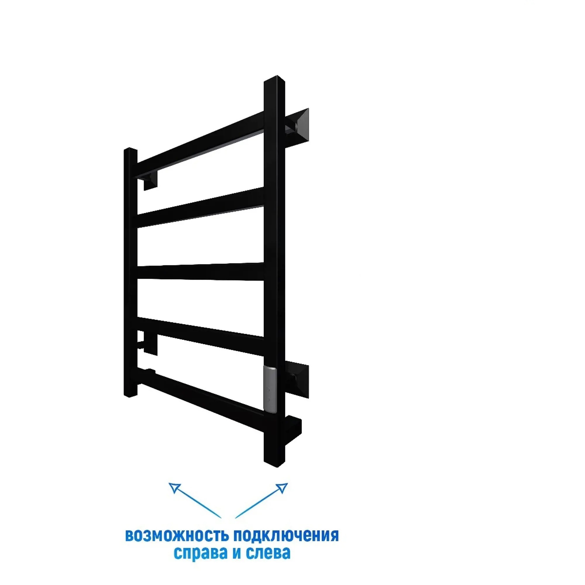 Изображение товара Полотенцесушитель электрический TermoPrime 500x600 мм 100 Вт черный