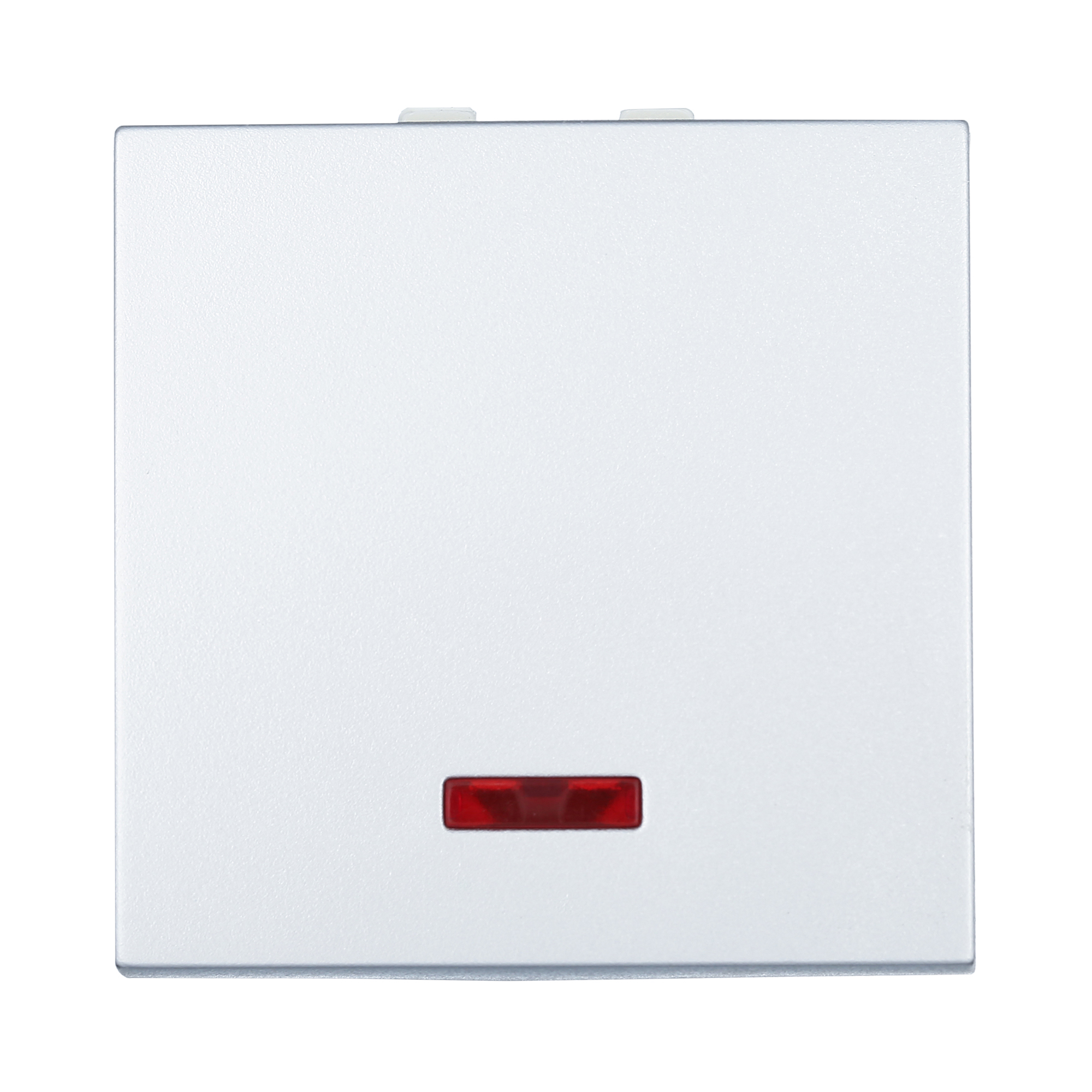 Изображение товара Выключатель встраиваемый Экопласт LK45 850903-1 1 клавиша с индикатором цвет серебряный