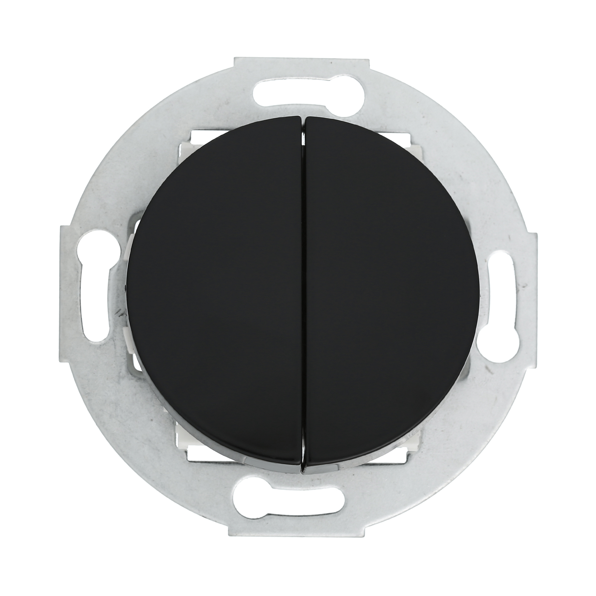 Изображение товара Выключатель встраиваемый Экопласт LK Vintage 881108-1 на 2 клавиши черный