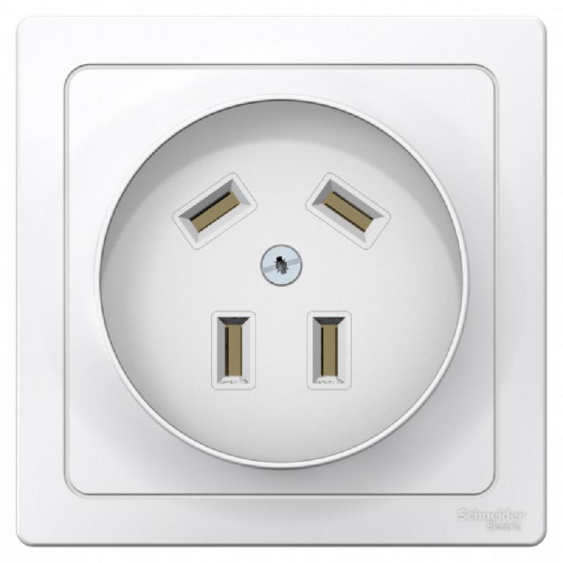 Изображение товара Силовая розетка встраиваемая Systeme Electric Blanca BLNSR003241 с заземлением 400В цвет белый Изображение товара Силовая розетка встраиваемая Systeme Electric Blanca BLNSR003241 с заземлением 400В цвет белый