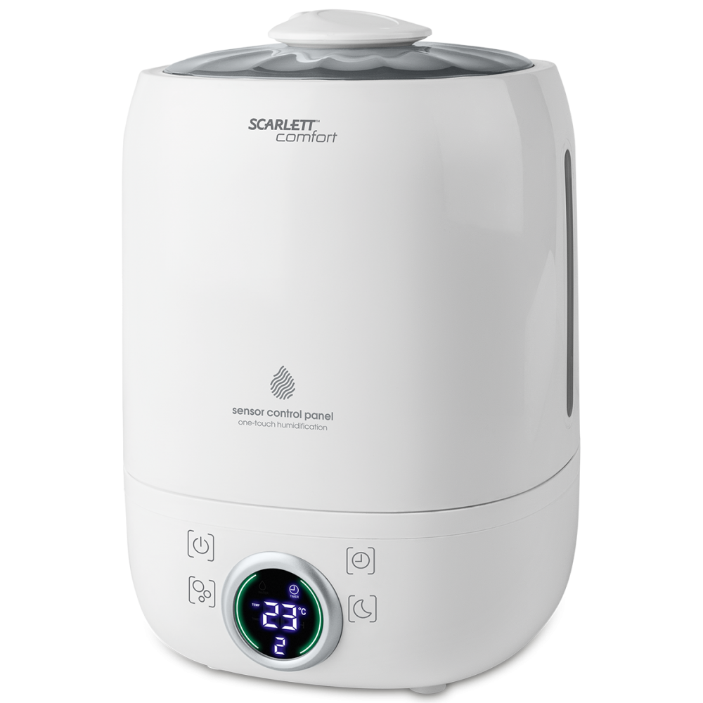 Изображение товара Увлажнитель воздуха ультразвуковой Scarlett SC-AH986E07 4.6 л с аромадиффузором цвет белый