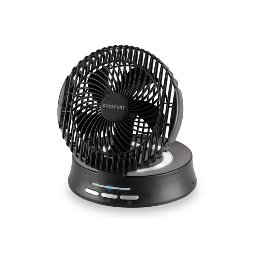 Изображение товара Настольный вентилятор COOLFORT CF-2000 14,7 см, 5 Вт, регулировка наклона