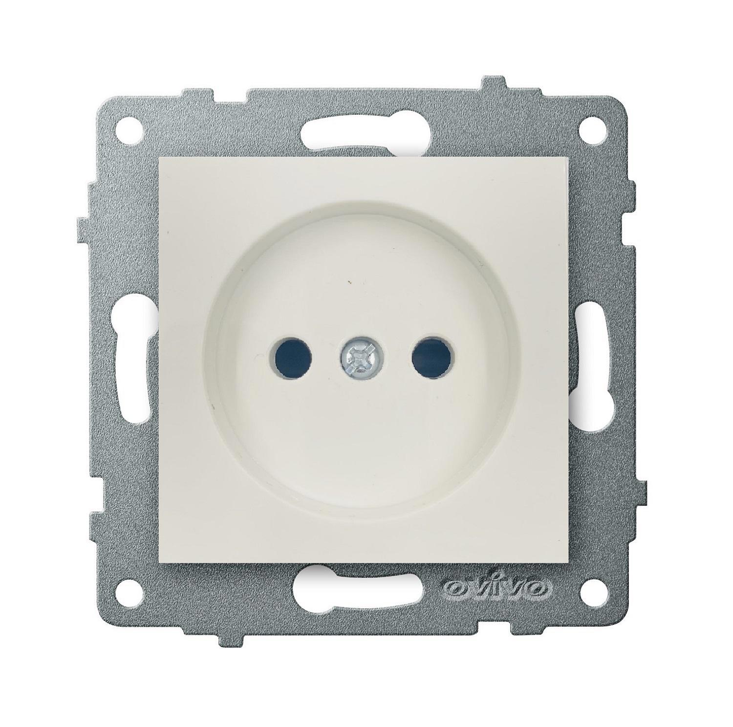 Изображение товара Розетка встраиваемая Ovivo Loft M+K 600-000301-215 цвет белый Изображение товара Розетка встраиваемая Ovivo Loft M+K 600-000301-215 цвет белый
