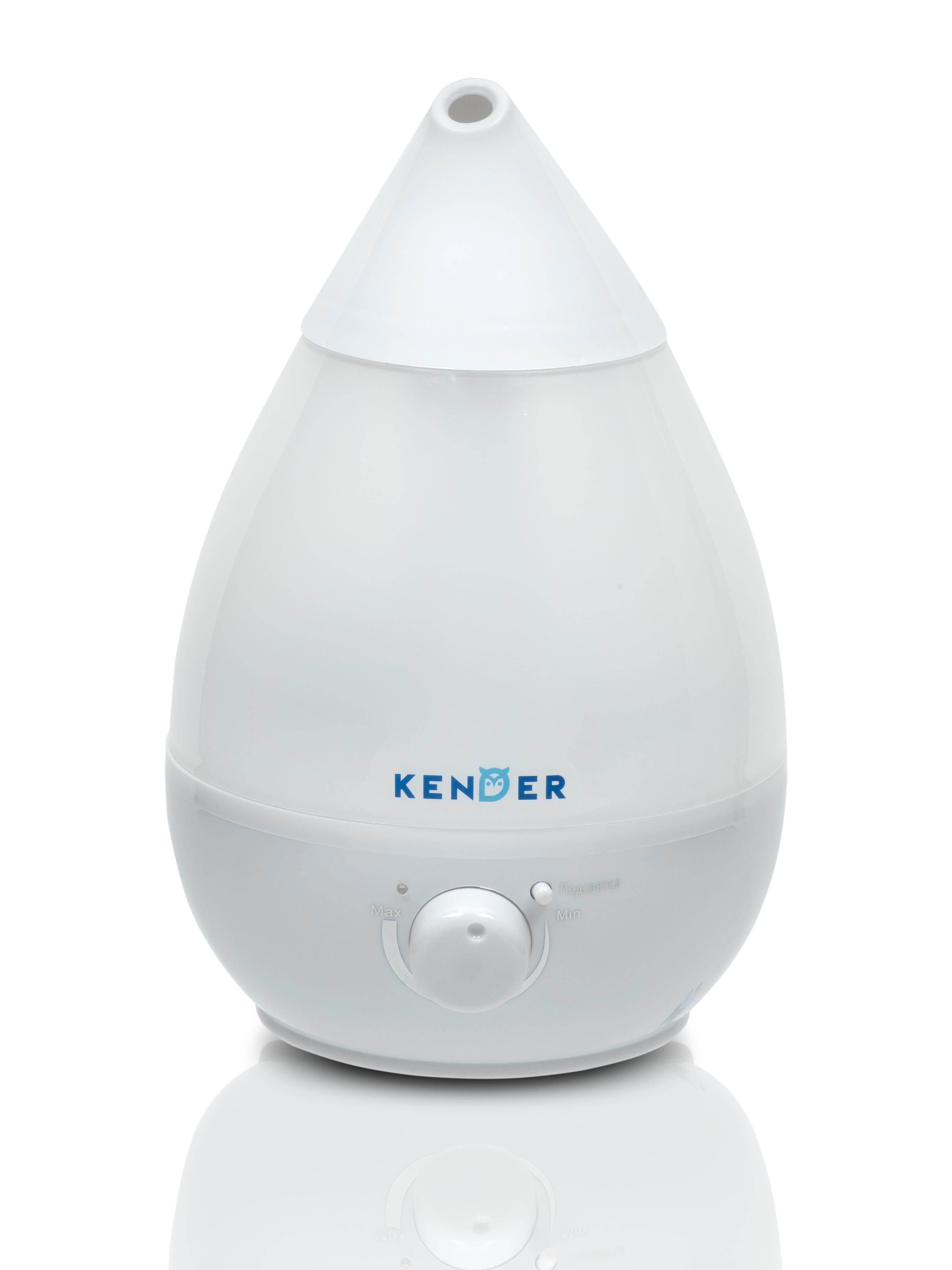 Изображение товара Ультразвуковой увлажнитель воздуха Kender KHW23 белый 25 м2 тихий с ароматизатором