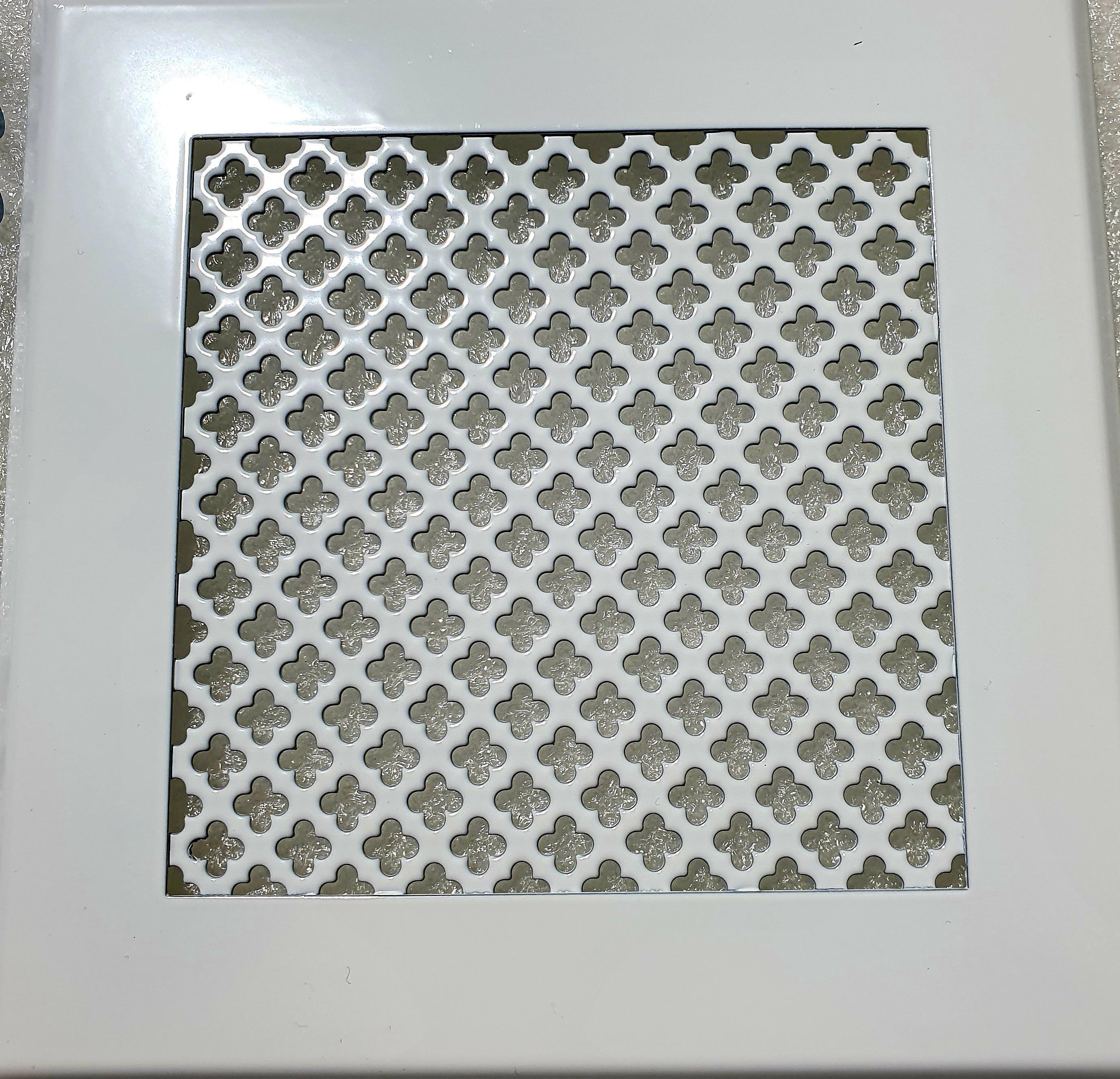 Изображение товара Решетка вентиляционная Шамрай на магнитах VRC001506 150x150 мм металл цвет белый