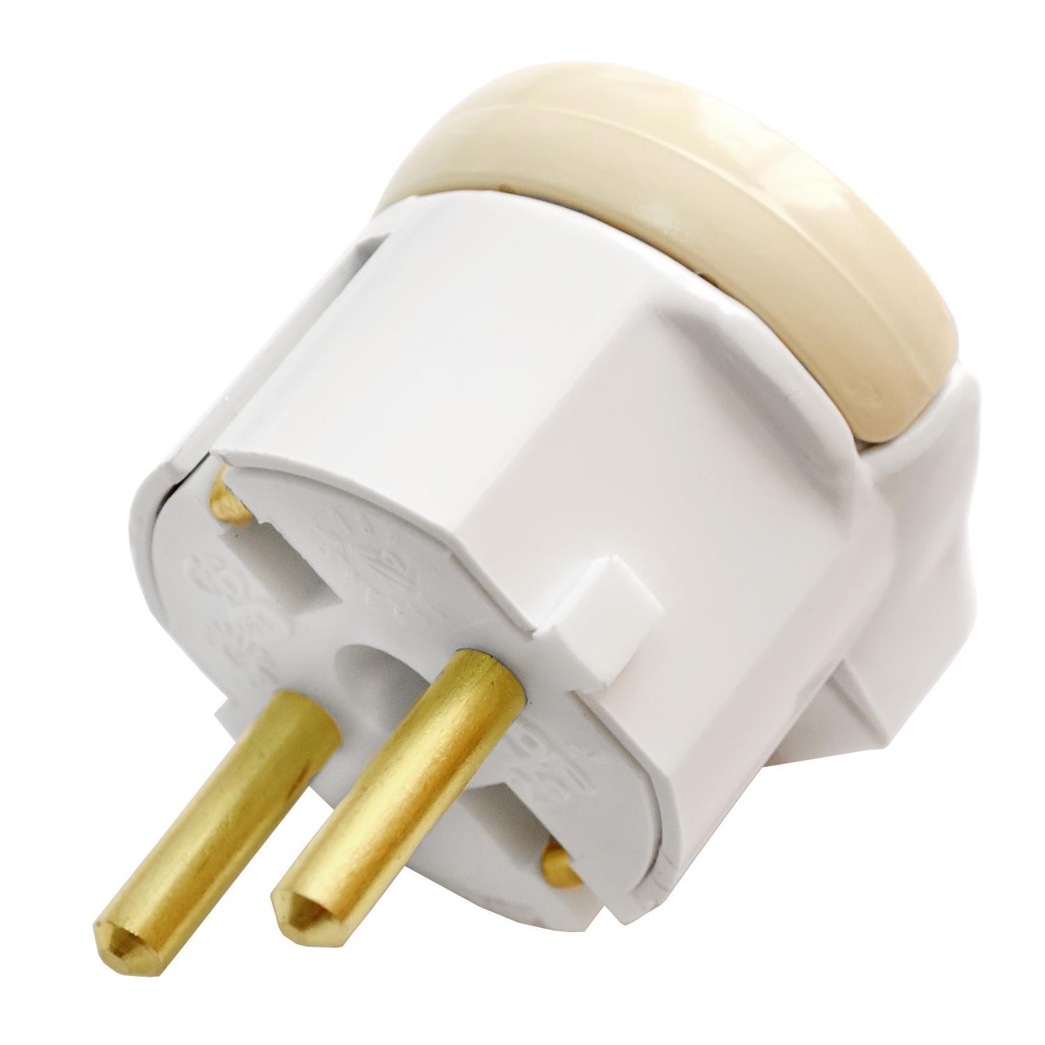 Изображение товара Вилка Bylectrica В16-363 с откидным кольцом и заземлением