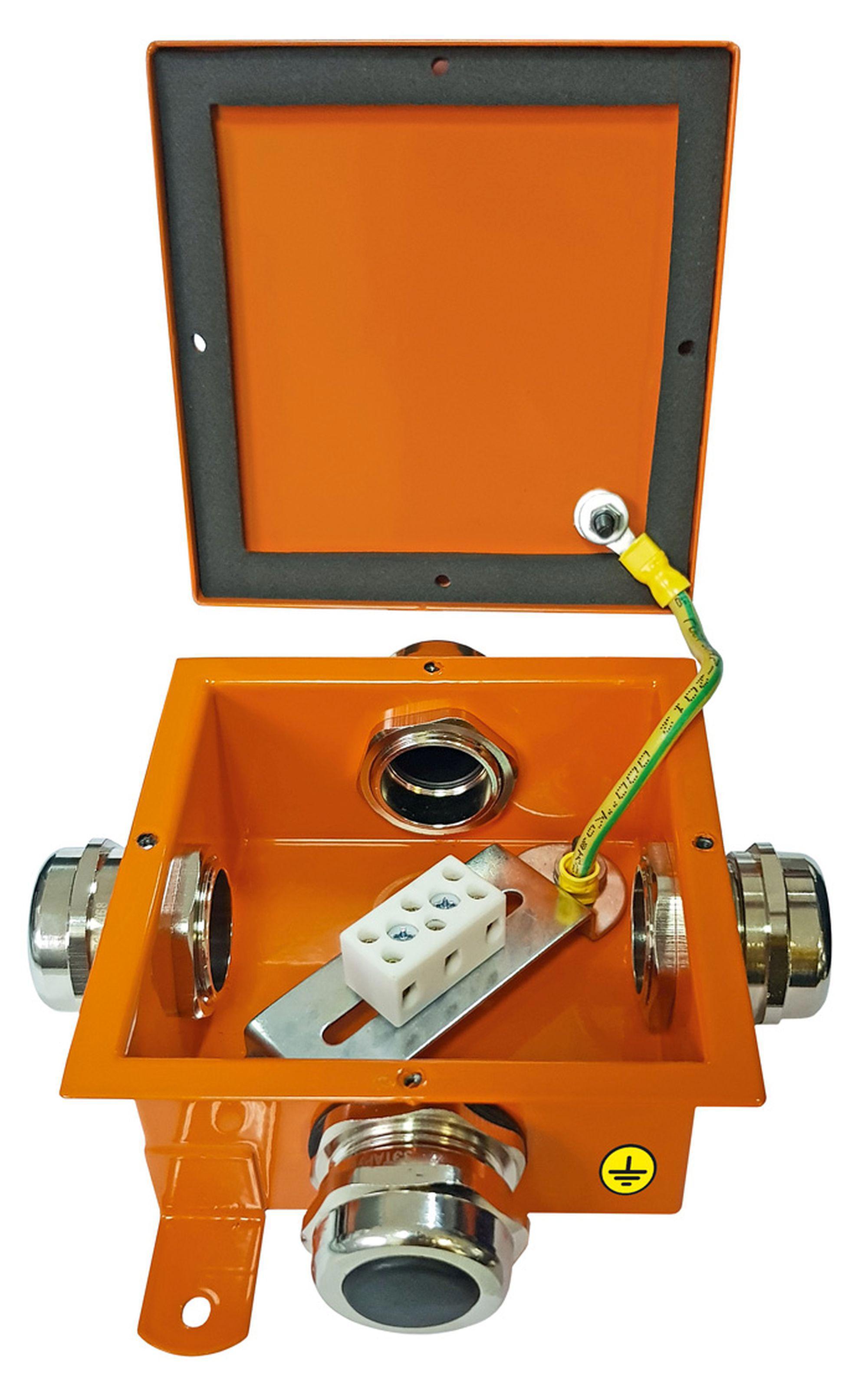 Изображение товара Экопласт SMB120 Распределительная коробка огнестойкая IP66 4 ввода 120х120х60