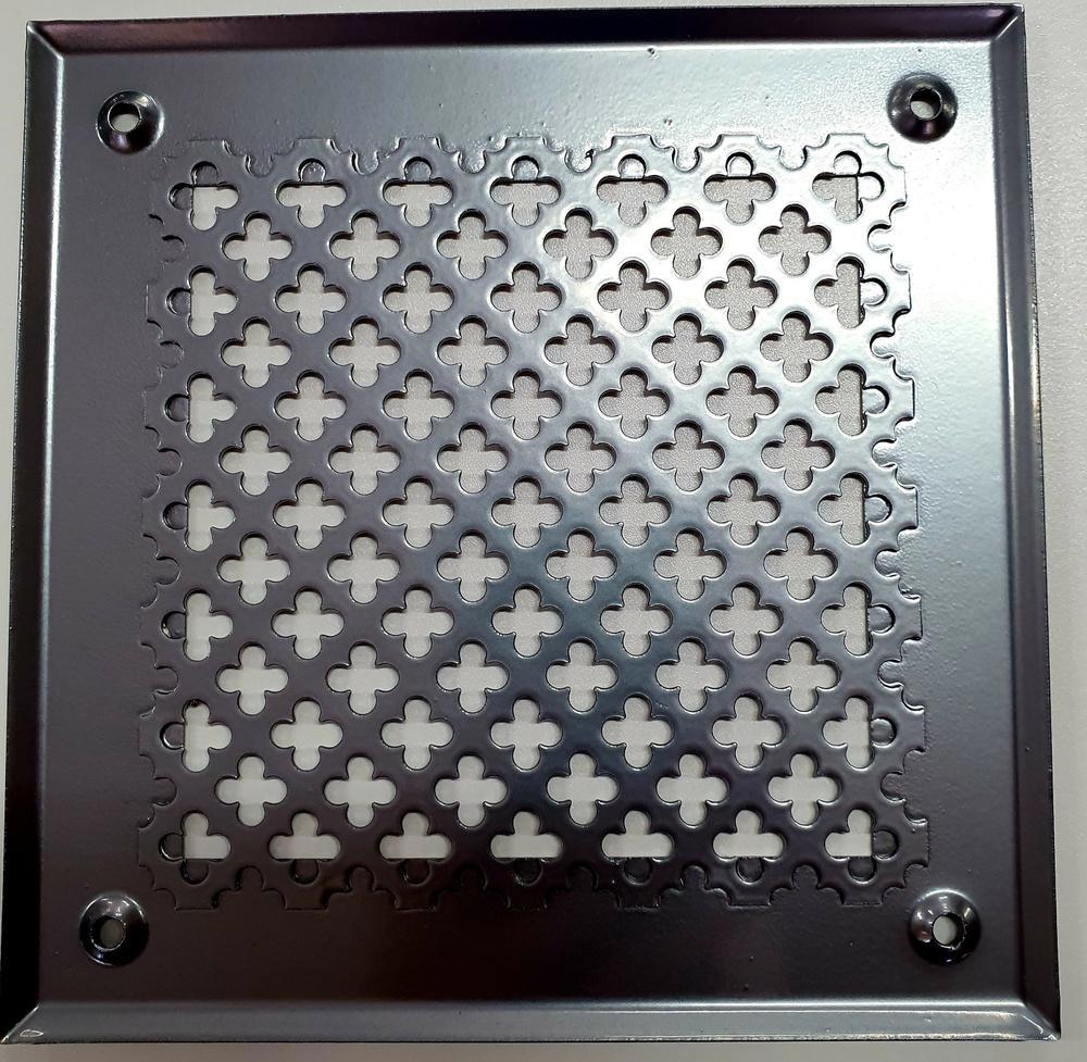 Изображение товара Решетка вентиляционная Шамрай VRC00228S квадратная 200х200 мм хром