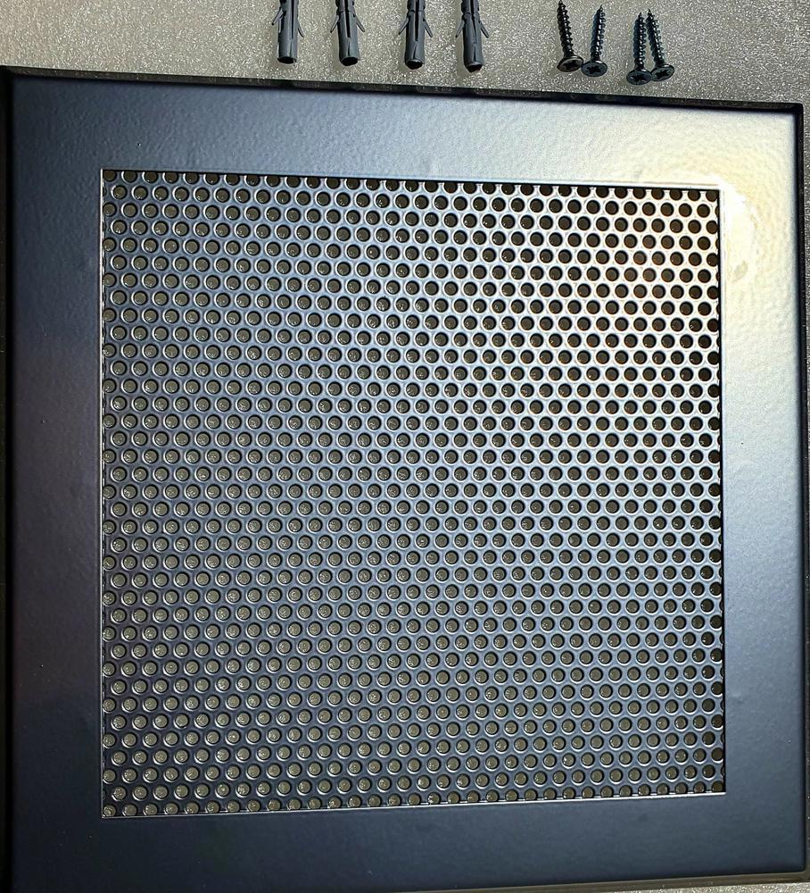 Изображение товара Решетка вентиляционная Шамрай на магнитах VRK00213 200x200 мм металл цвет хром