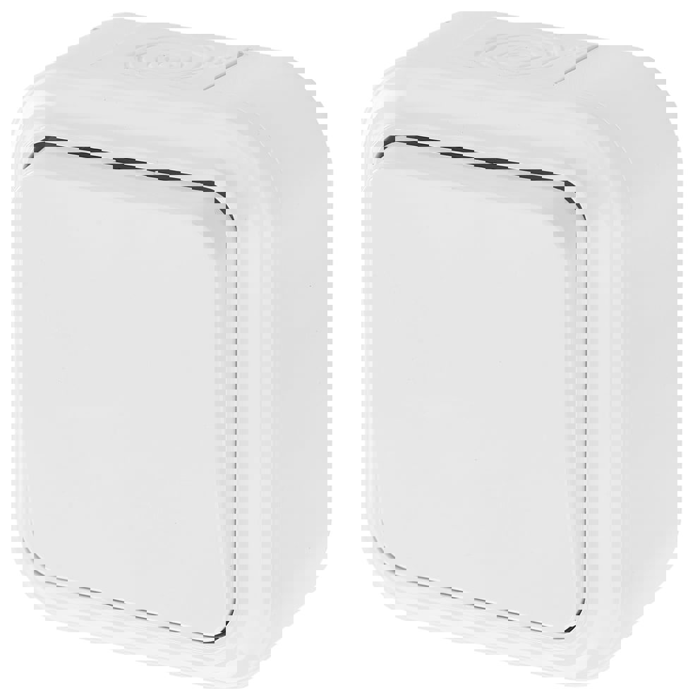 Изображение товара Выключатель накладной BYLECTRICA Пралеска аква А210 845 1 клавиша белый