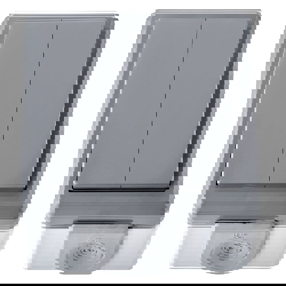 Изображение товара Выключатель накладной Bylectrica Пралеска аква А510-2132 (03) 2 клавиши цвет серый